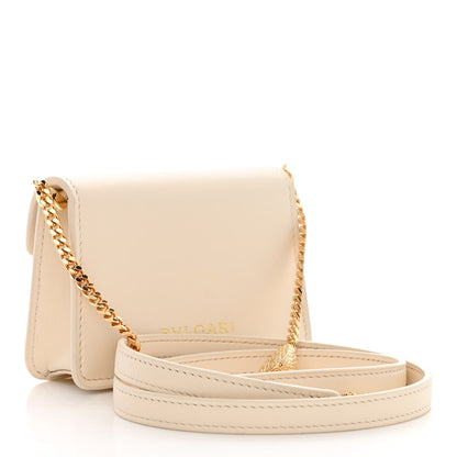 Bulgari Calfskin Serpenti Forever Micro Bag Ivory 3 of 10