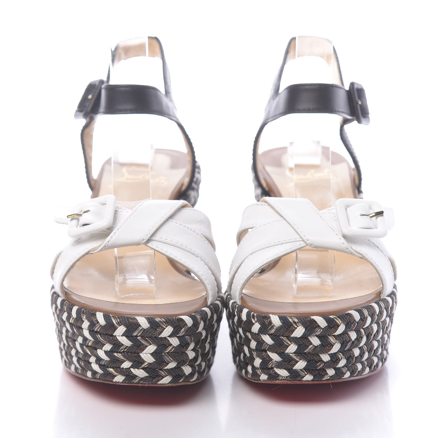 Lagoa 70 Platform Sandals 38 White Black