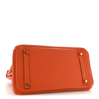 Hermes Togo Birkin 30 Orange 4 of 11