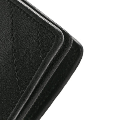 Gucci Sakai Be Green Calfskin Diagonal Stitched Blondie Travel Wallet Black 10 of 12
