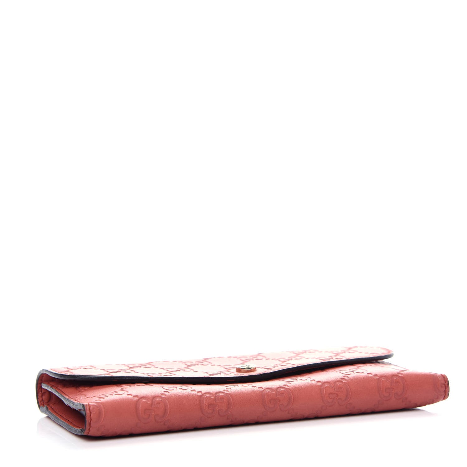 Gucci Guccissima Interlocking G Continental Wallet Coral 4 of 8