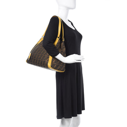 Fendi Zucca Tote Tobacco Yellow 2 of 13