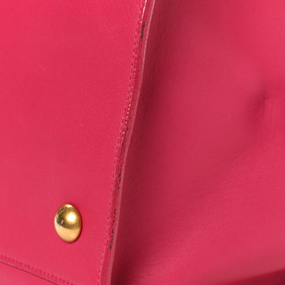 Saint Laurent Calfskin Large Classic Y Cabas Fuchsia 9 of 10