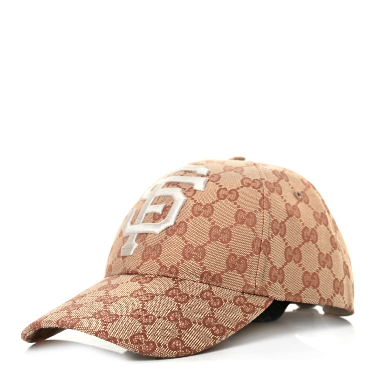 X MLB Monogram SF Giants Baseball Hat 57-61 Beige Ruggine