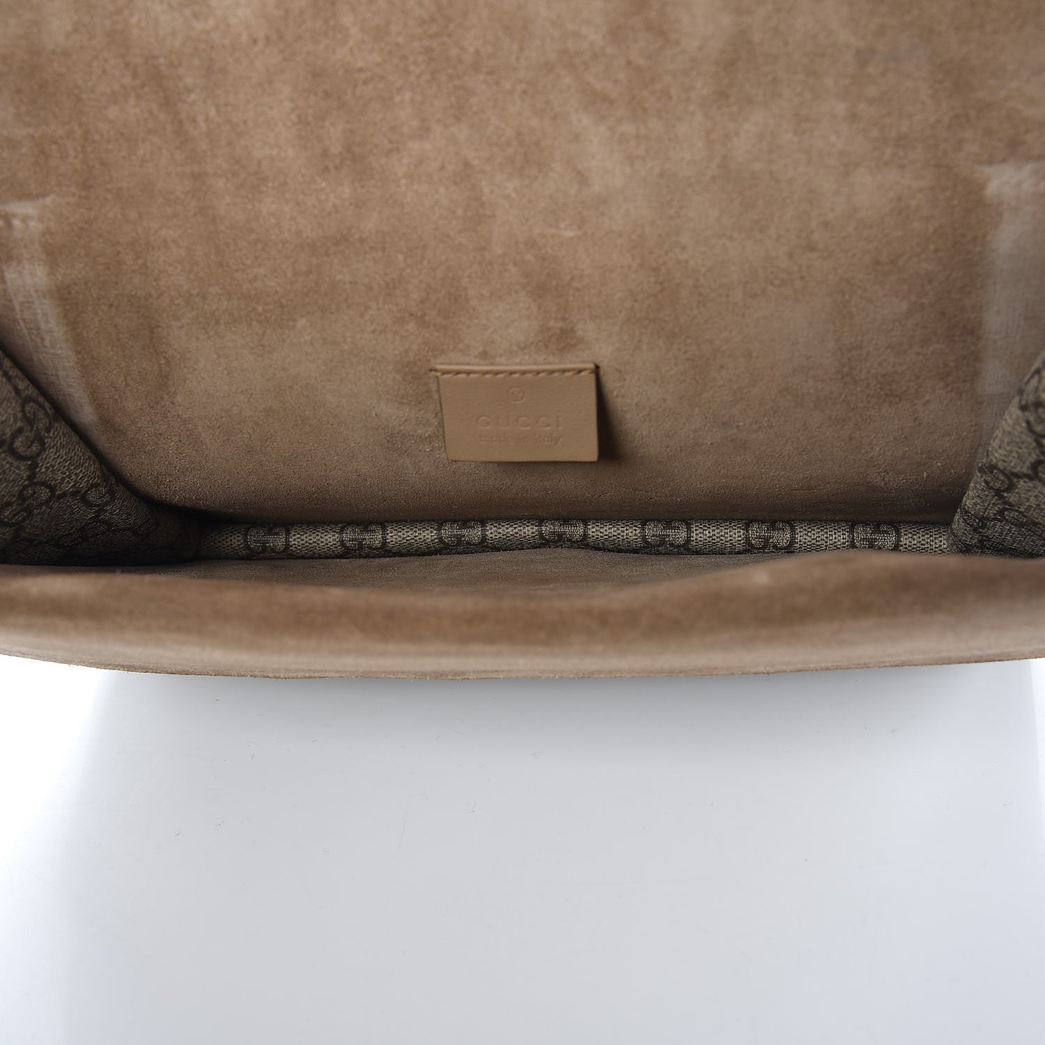 Gucci GG Supreme Monogram Dionysus Belt Bag Taupe 5 of 9