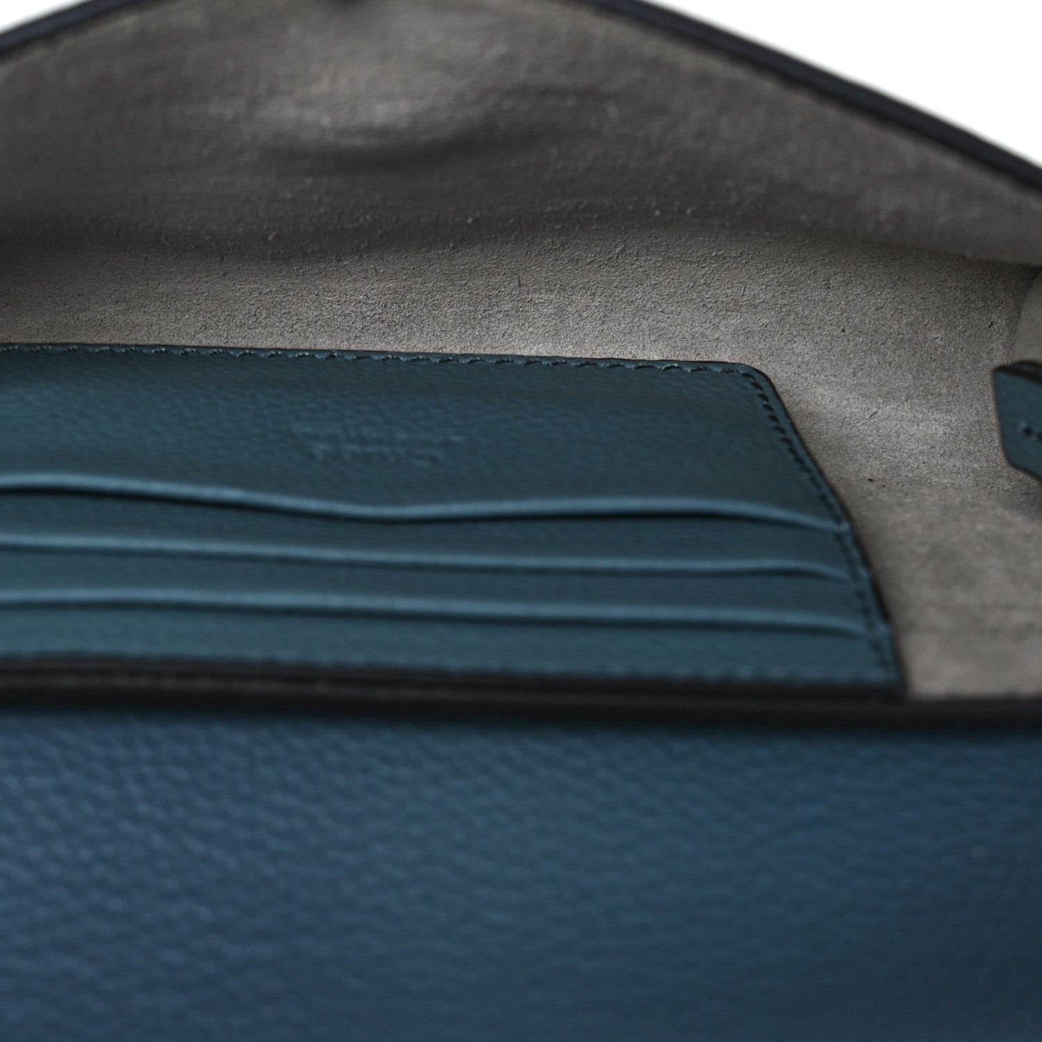 Chloe Suede Calfskin Mini Faye Shoulder Bag Cloudy Blue 4 of 8