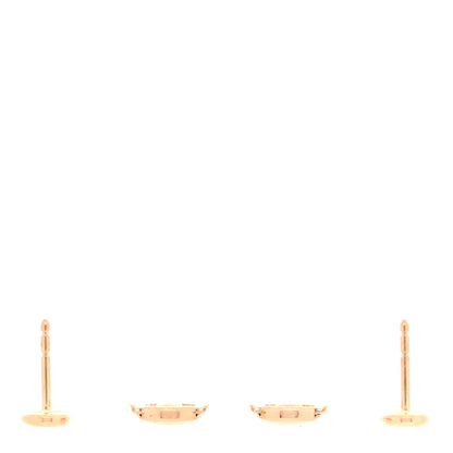 Hermes 18K Rose Gold TPM Farandole Stud Earrings 3 of 5