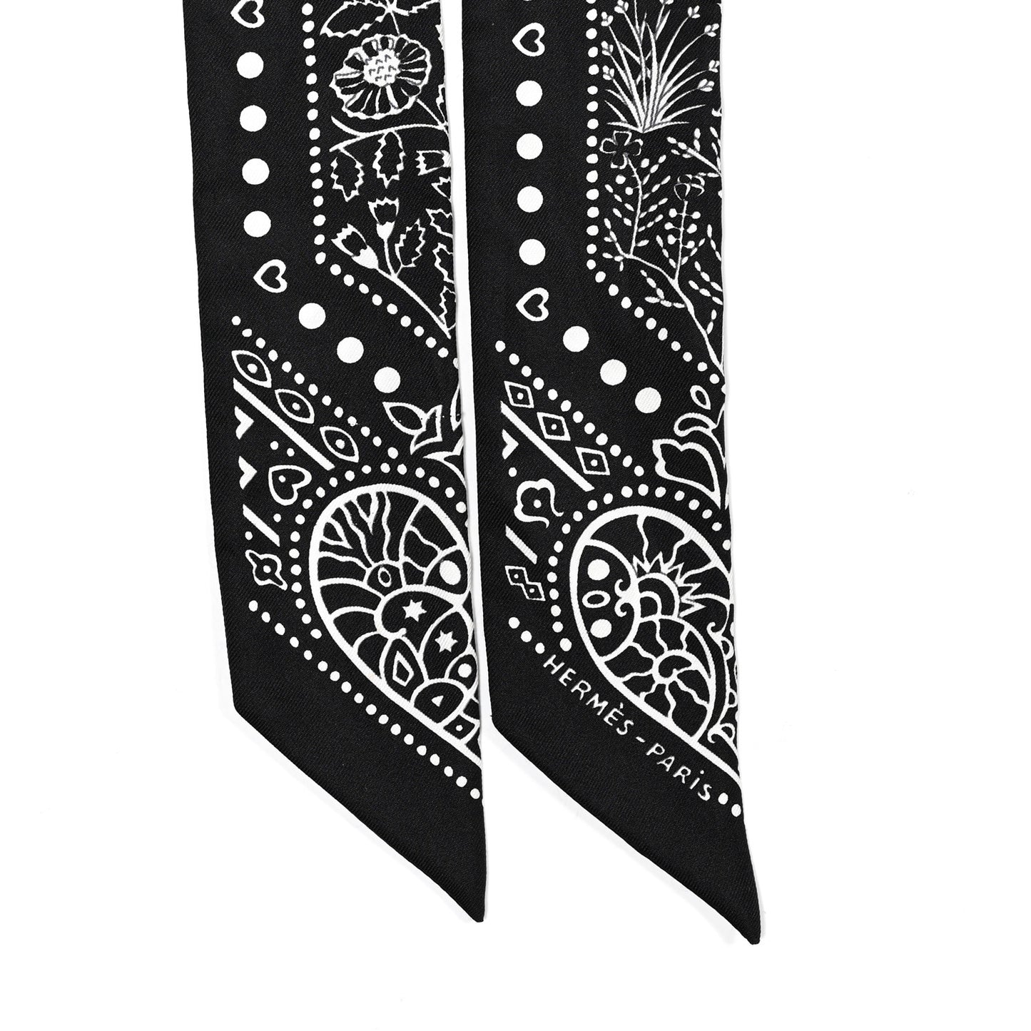 Silk Entre Ciel Et Mer Twilly Black White