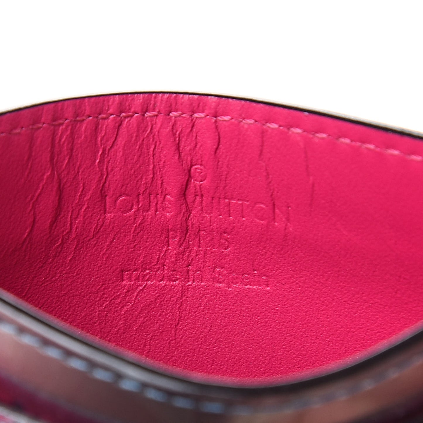 Metallic Vernis Card Holder Blue Pink