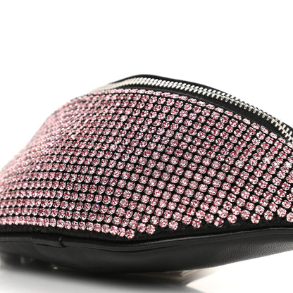 Alexander Wang Rhinestone Mesh Mini Attica Belt Bag Prism Pink 10 of 10
