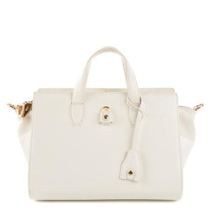 Alexander Wang Calfskin Pelican Satchel White 1 of 9