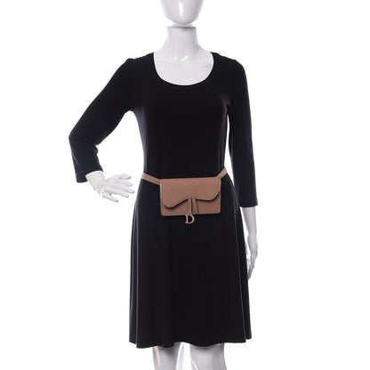 Christian Dior Ultra Matte Calfskin Saddle Belt Bag Rose Des Vents 2 of 12