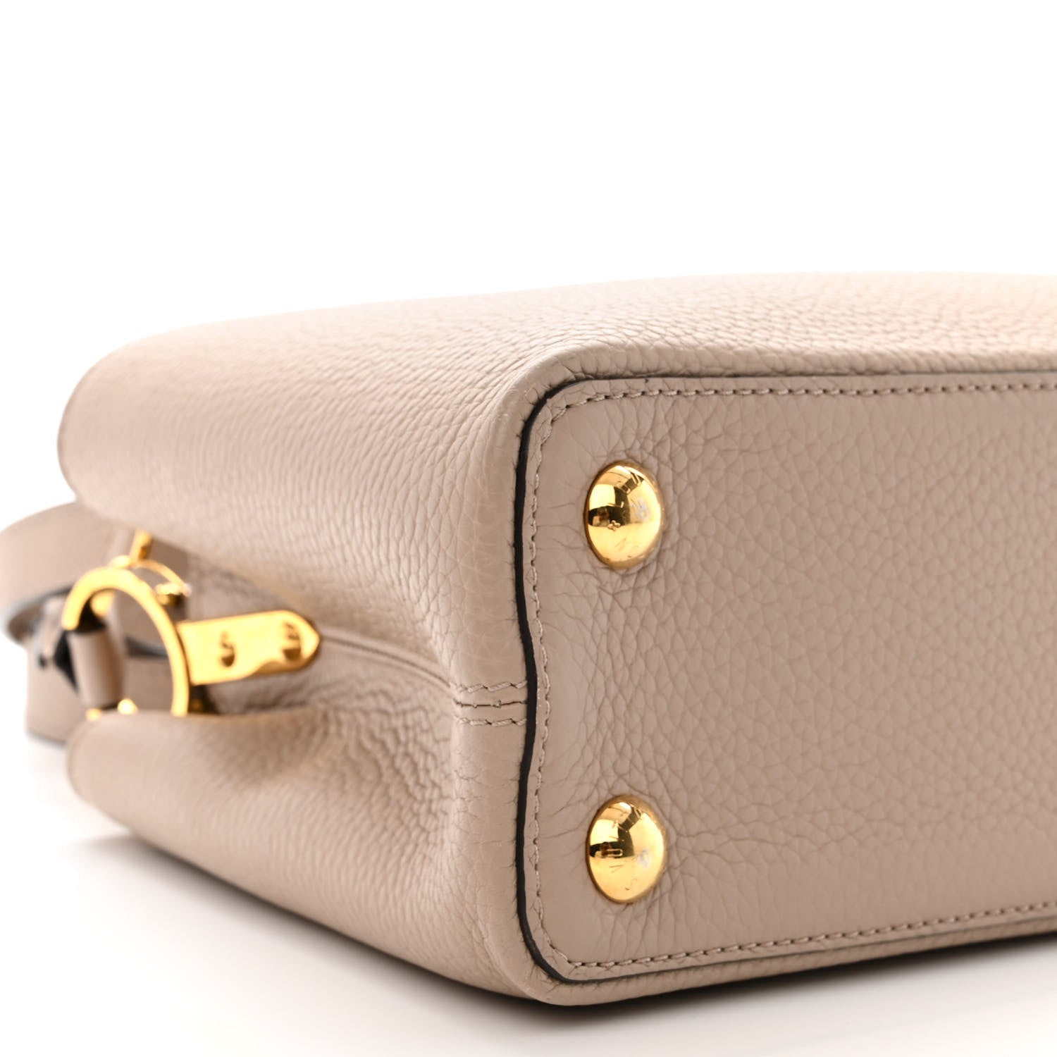 Louis Vuitton Taurillon Capucines BB Galet 8 of 9