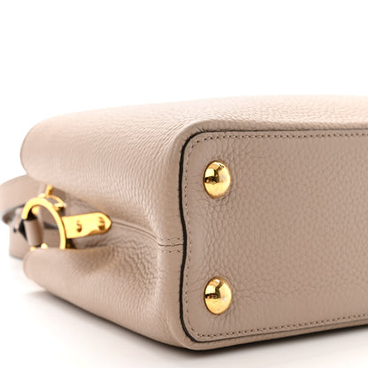 Louis Vuitton Taurillon Capucines BB Galet 8 of 9