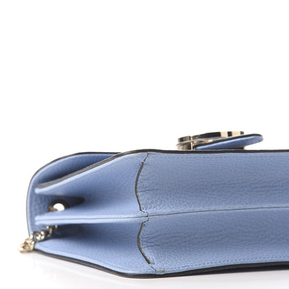 Gucci Dollar Calfskin Small Interlocking G Shoulder Bag Mineral Blue 7 of 9
