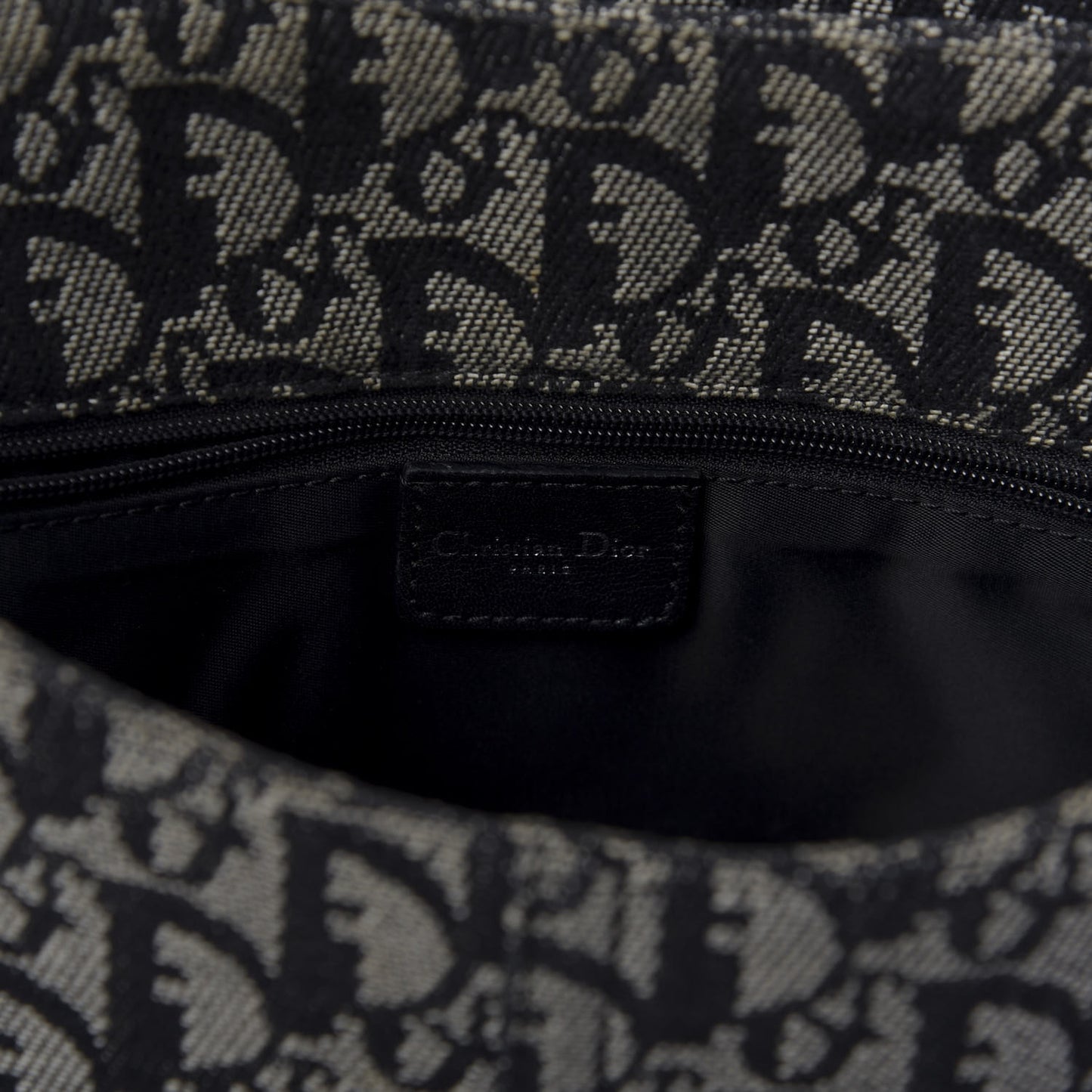 Monogram Flap Messenger Navy Blue