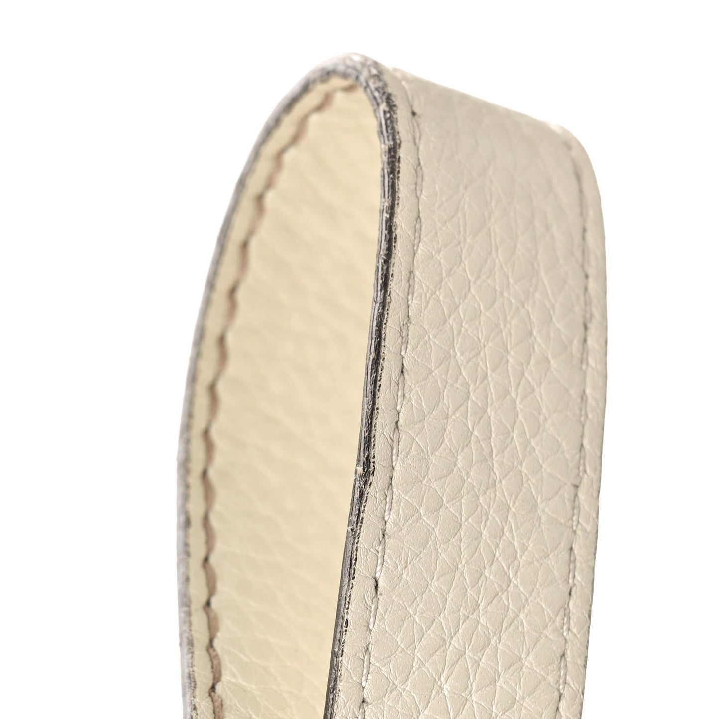 Monogram Calfskin Medium Bella Flap Bag Off White