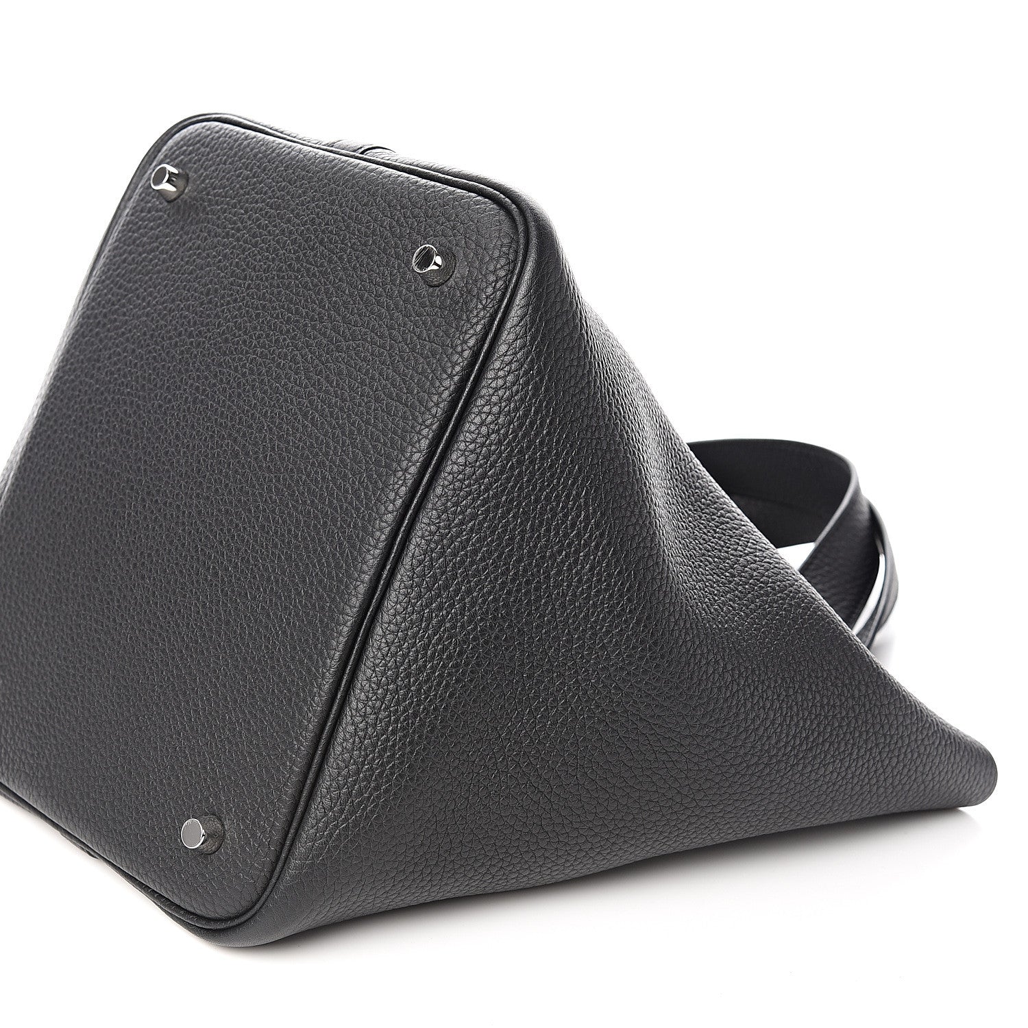 Hermes Taurillon Clemence Picotin Lock 22 MM Black 8 of 9