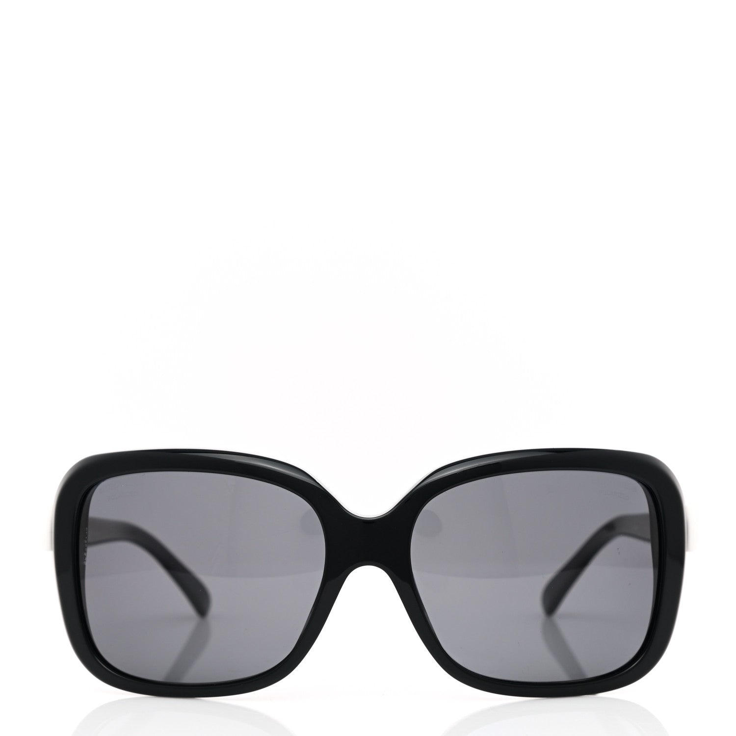 Chanel CC Bow Sunglasses 5171 Black White 2 of 7