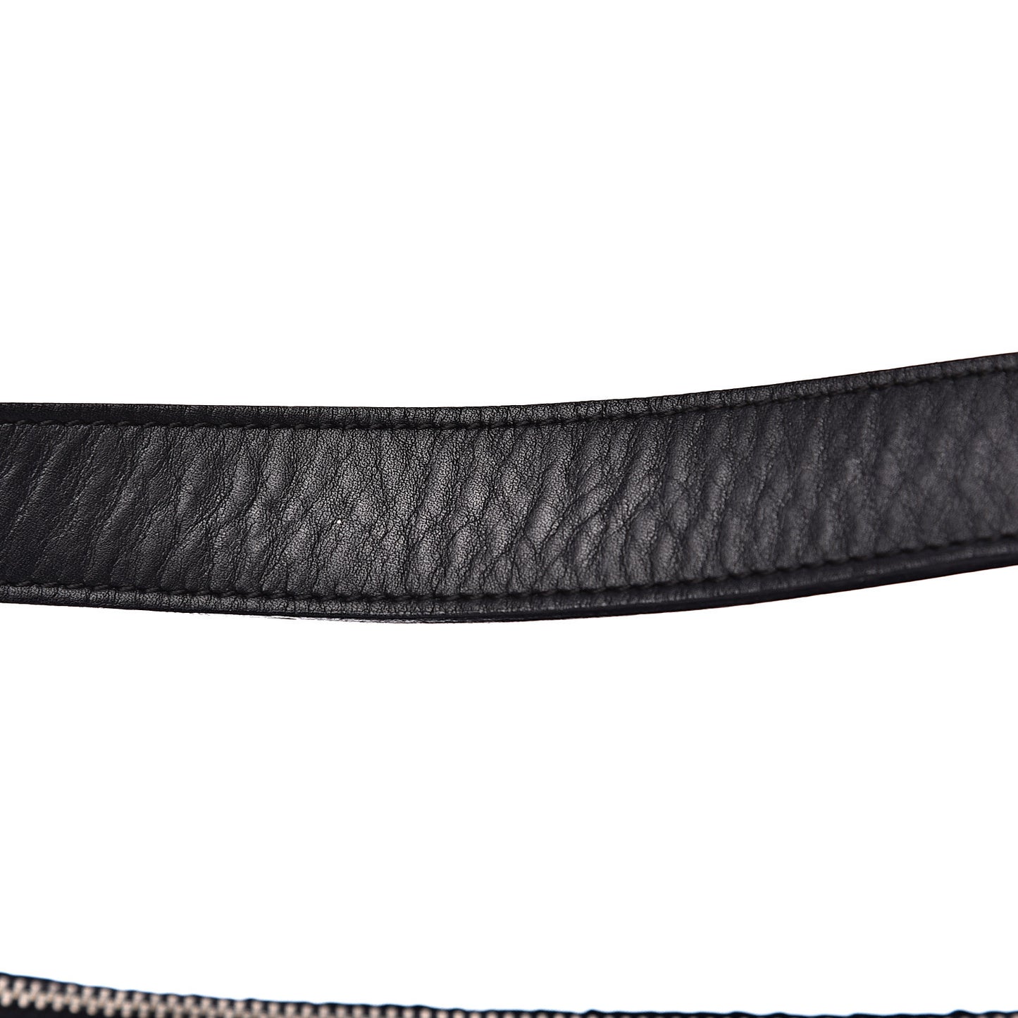 Tessuto Nylon Soft Calfskin Shoulder Bag Black