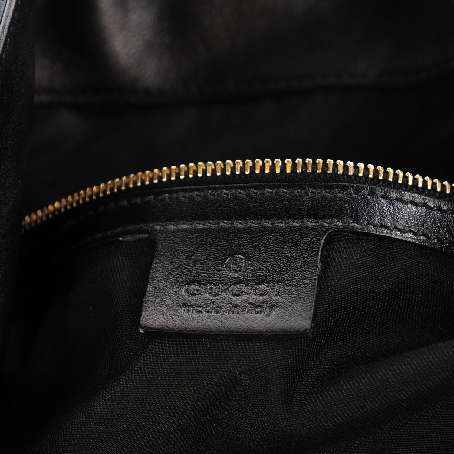 Gucci Calfskin Large Indy Top Handle Hobo Black 6 of 7