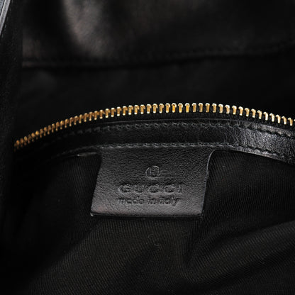 Gucci Calfskin Large Indy Top Handle Hobo Black 6 of 7