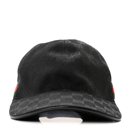 Gucci Monogram Web Baseball Hat M Black 3 of 10