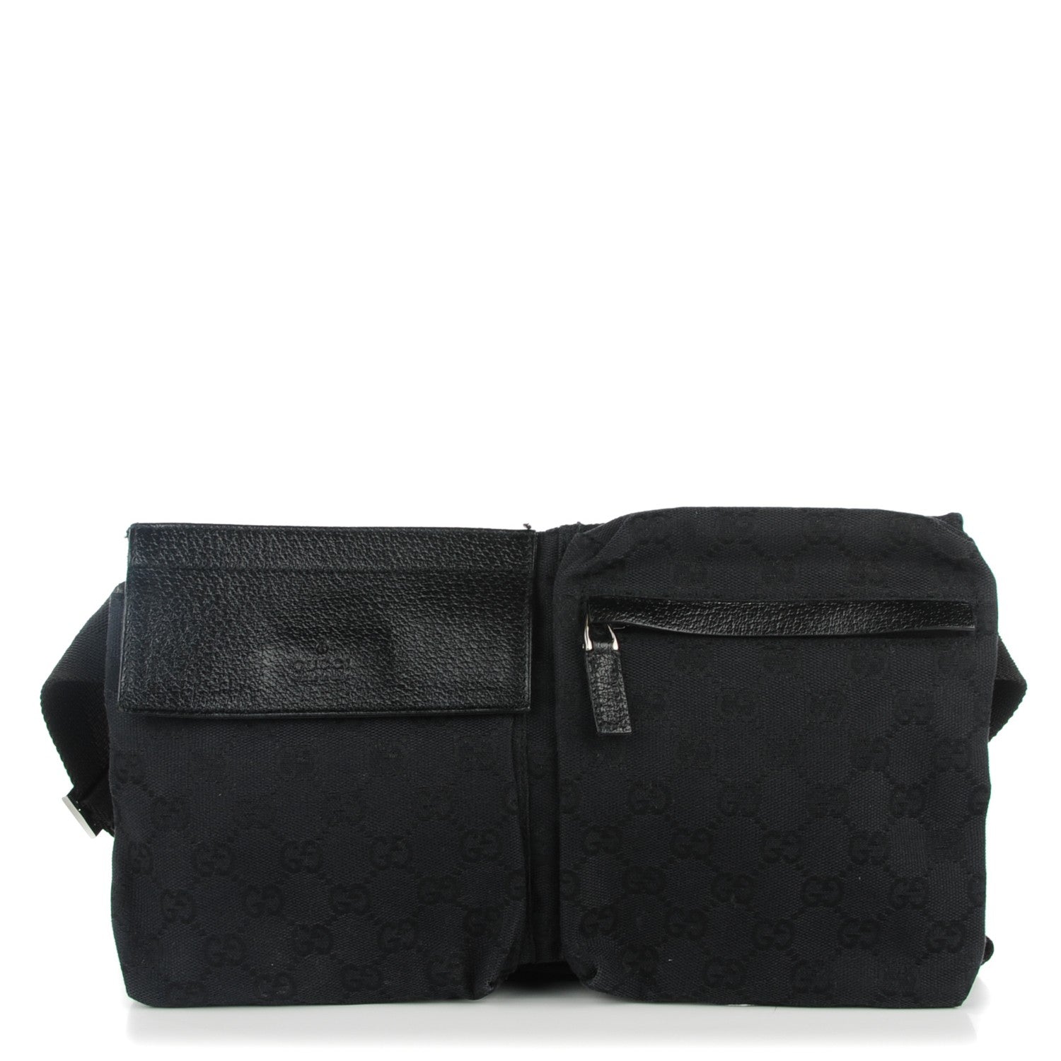 Gucci Monogram Belt Bag Black 1 of 7