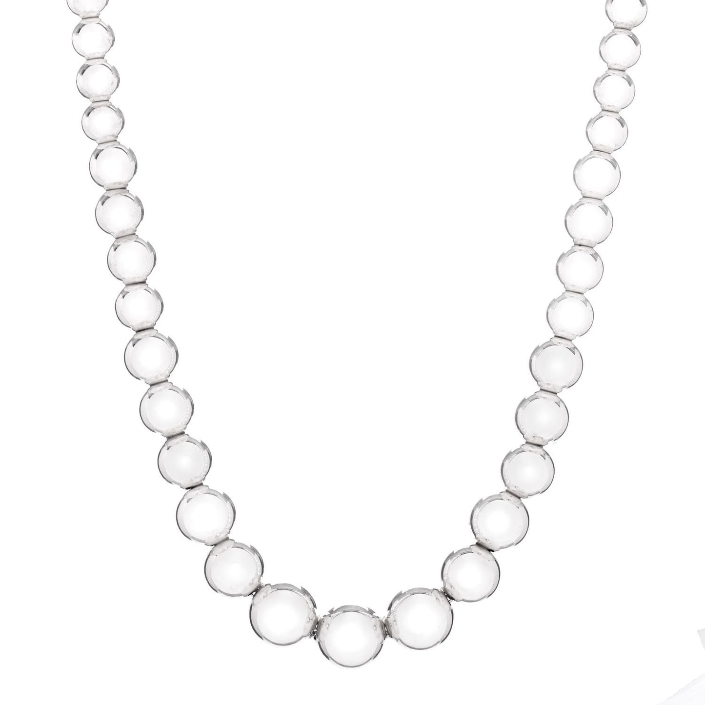 Sterling Silver HardWear Graduated Ball Necklace