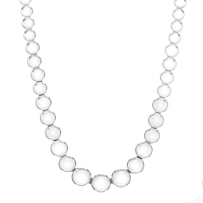 Tiffany Sterling Silver HardWear Graduated Ball Necklace 1 of 4