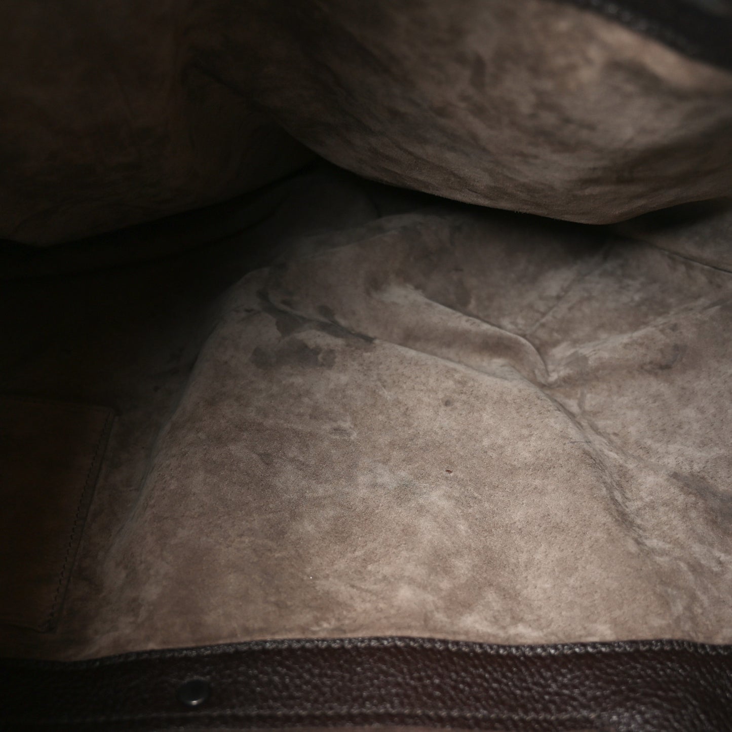 Cervo Deerskin Large Hobo Ebano