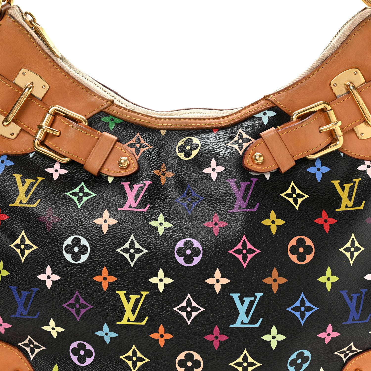 Louis Vuitton Monogram Multicolor Greta Black 8 of 10