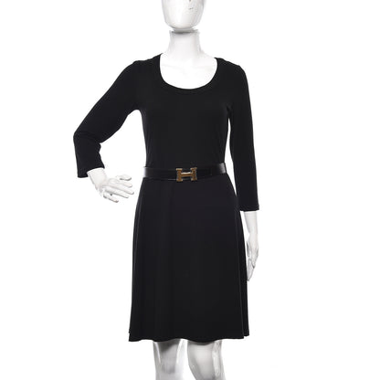 Hermes Box Togo 32mm H Belt 90 Black Etain 2 of 6