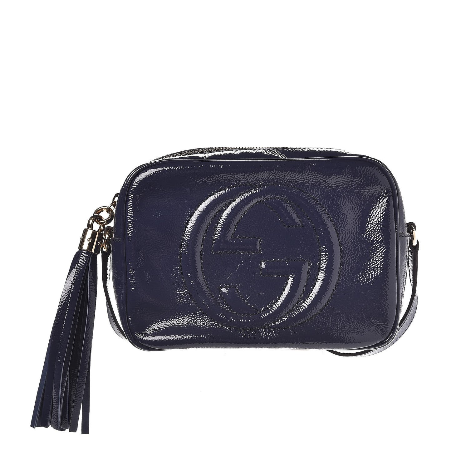 Vernice Naplack Small Soho Disco Bag Uniform Blue