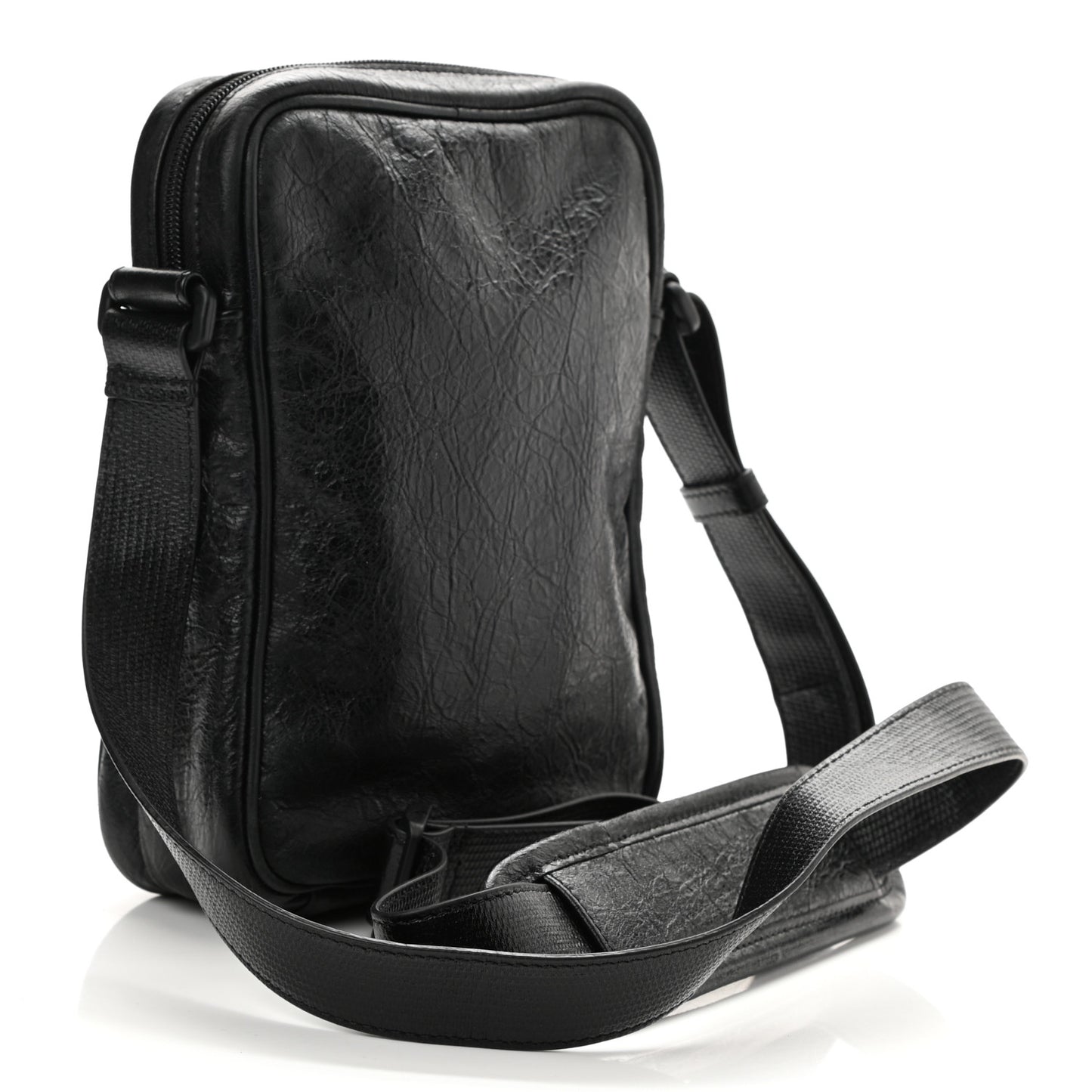 X ADIDAS Agneau Arena Trefoil Logo Messenger Bag Black White