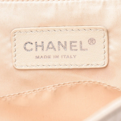 Chanel Lambskin Quilted East West Tote Beige 6 of 20