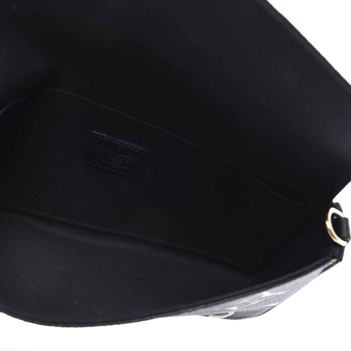 Empreinte Monogram Giant Crafty Pochette Felicie Black Creme