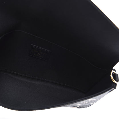 Louis Vuitton Empreinte Monogram Giant Crafty Pochette Felicie Black Creme 4 of 9