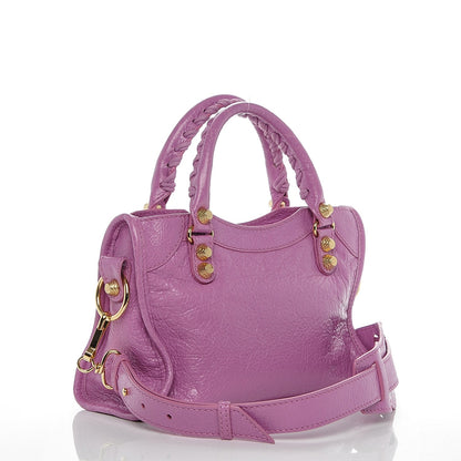 Balenciaga Agneau Giant 12 Gold Hardware Mini City Rose Berlingot 3 of 6