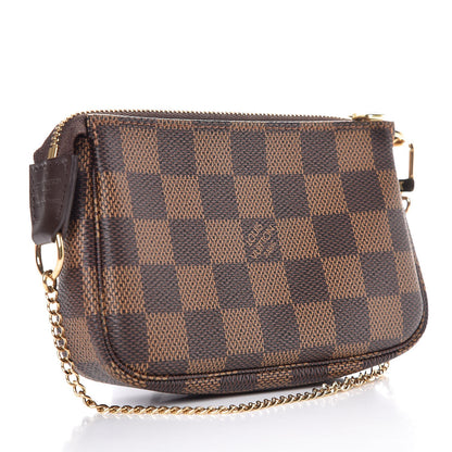 Louis Vuitton Damier Ebene Mini Pochette Accessories 3 of 7