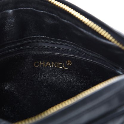 Chanel Lambskin Quilted CC Tassel Camera Case Black 5 of 11