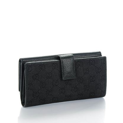 Gucci Calfskin Studded Soho Continental Wallet Black 3 of 7