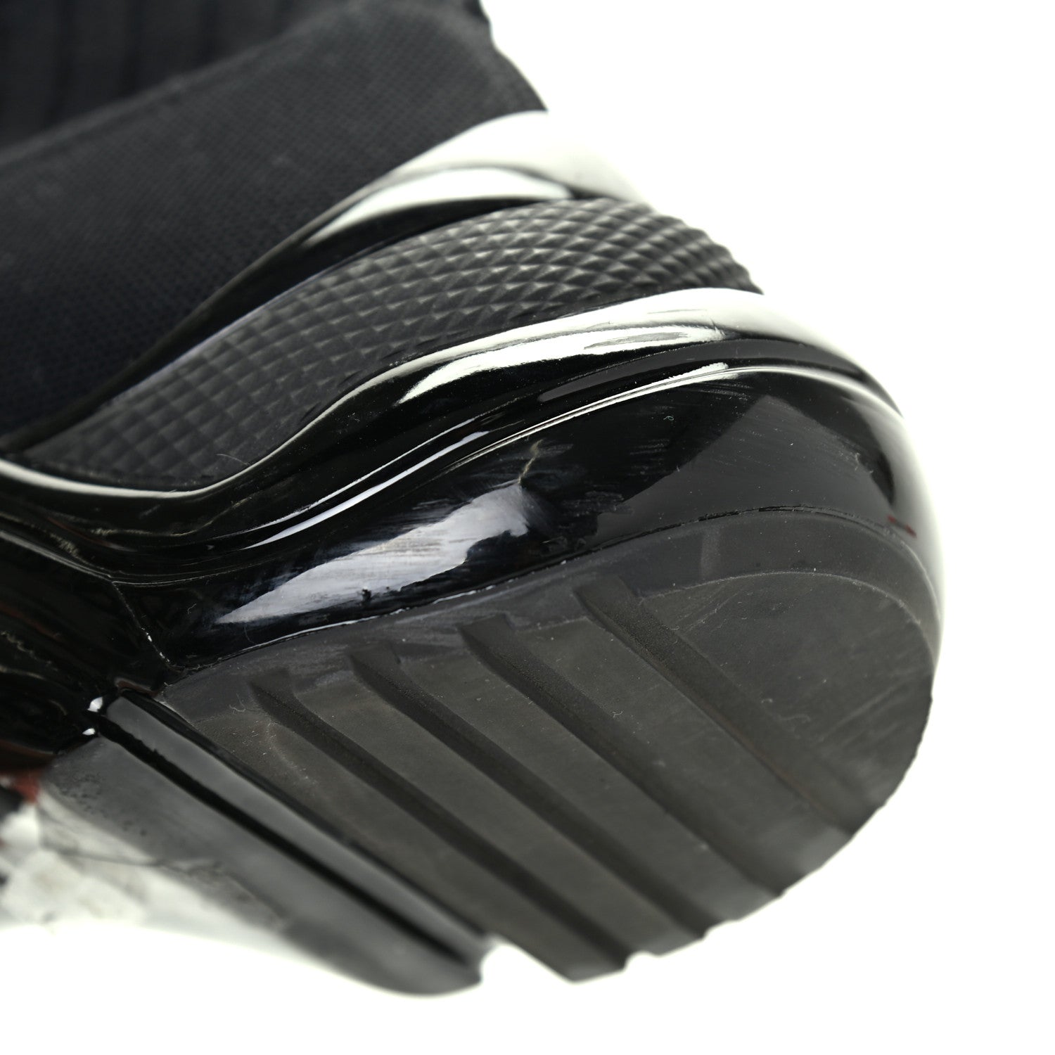 Louis Vuitton Stretch Textile Patent LV Archlight Sneaker Boots 38 Black 10 of 11