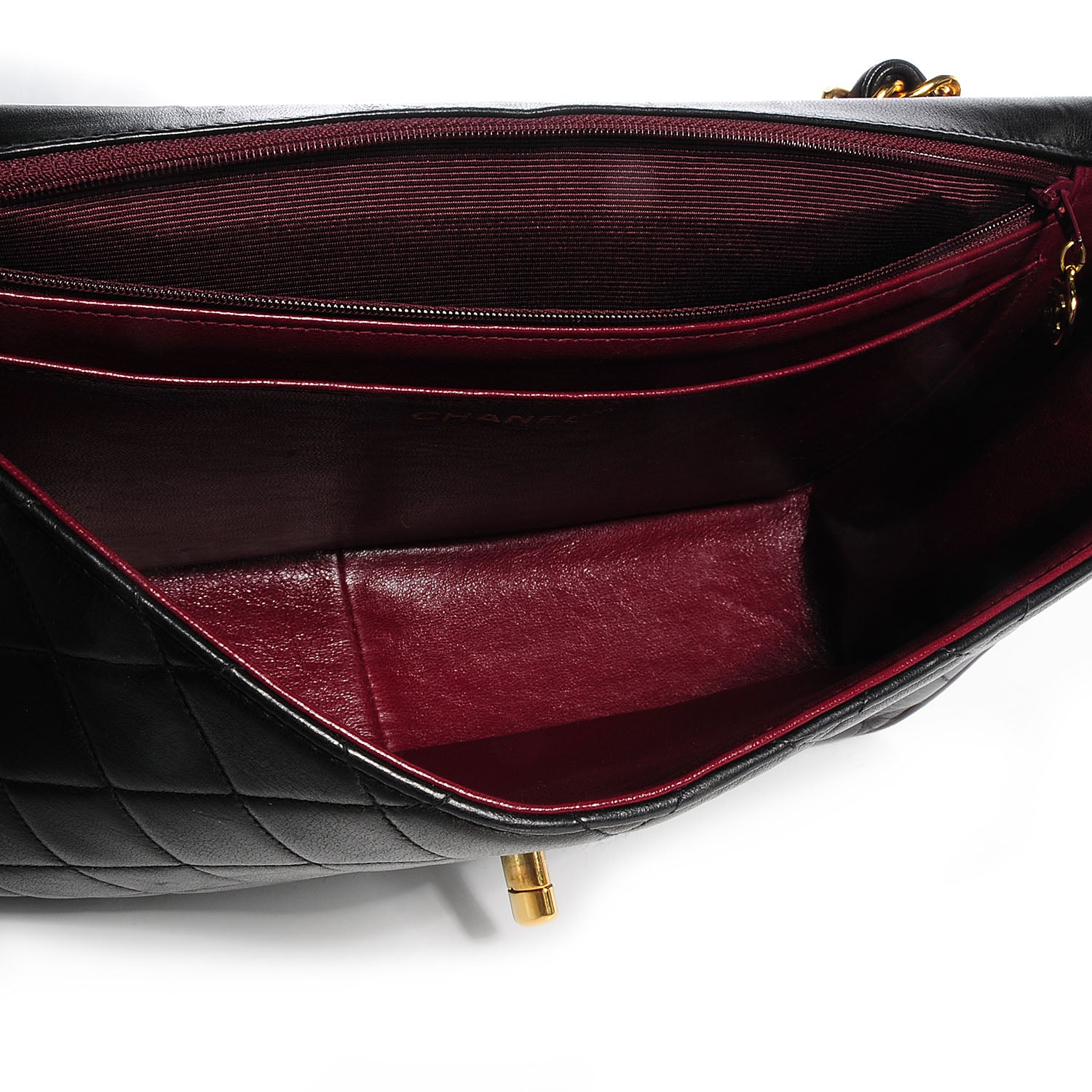 Chanel Lambskin Jumbo Flap Black 7 of 10
