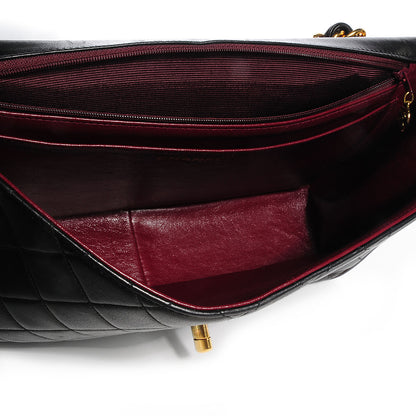 Chanel Lambskin Jumbo Flap Black 7 of 10