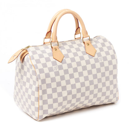 Louis Vuitton Damier Azur Speedy 30 2 of 8