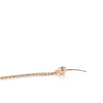 Chanel Resin Pearl CC Drop Earrings Gold 4 of 6