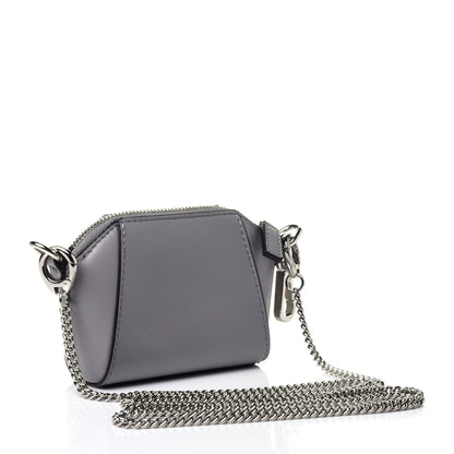 Givenchy Lambskin Baby Antigona with Chain Grey 2 of 5