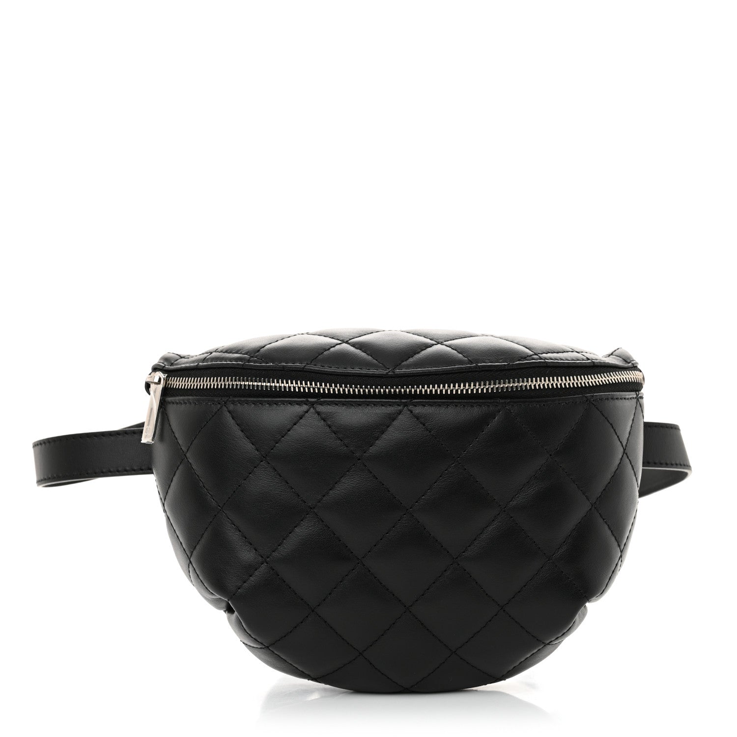 Chanel Calfskin Quilted Waist Belt Bag Black 1 of 11