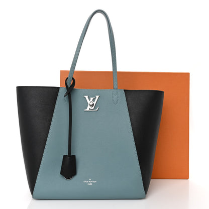 Louis Vuitton Calfskin Lockme Cabas Sky Black 11 of 11